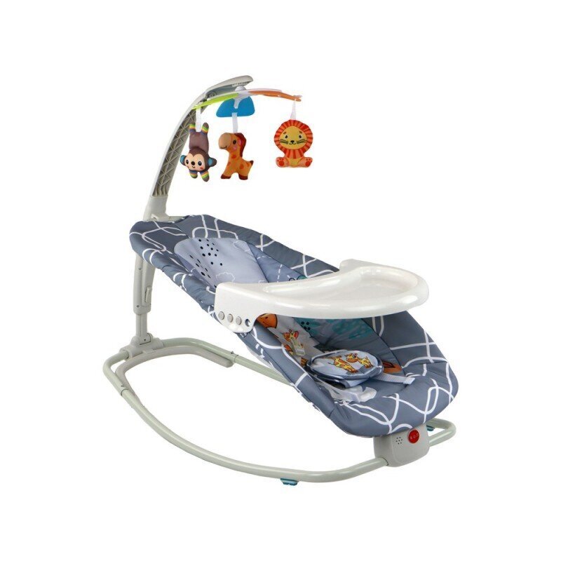 Šūpošanās krēsls Lean Toys Bouncer Rocker 2in1 цена и информация | Bērnu šūpuļkrēsliņi | 220.lv