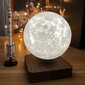 Tech Zone levitējoša magnētiskā lampa Dark Moon cena un informācija | Galda lampas | 220.lv