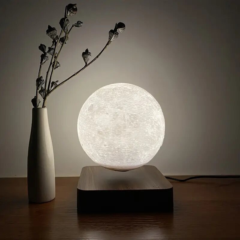 Tech Zone levitējoša magnētiskā lampa Dark Moon cena un informācija | Galda lampas | 220.lv