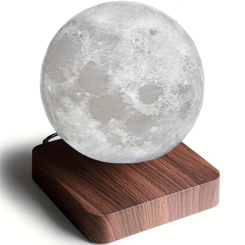 Tech Zone levitējoša magnētiskā lampa Dark Moon цена и информация | Galda lampas | 220.lv