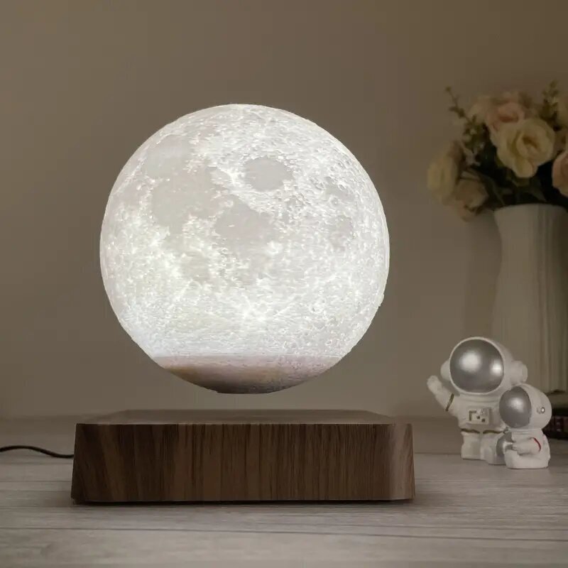 Tech Zone levitējoša magnētiskā lampa Dark Moon цена и информация | Galda lampas | 220.lv