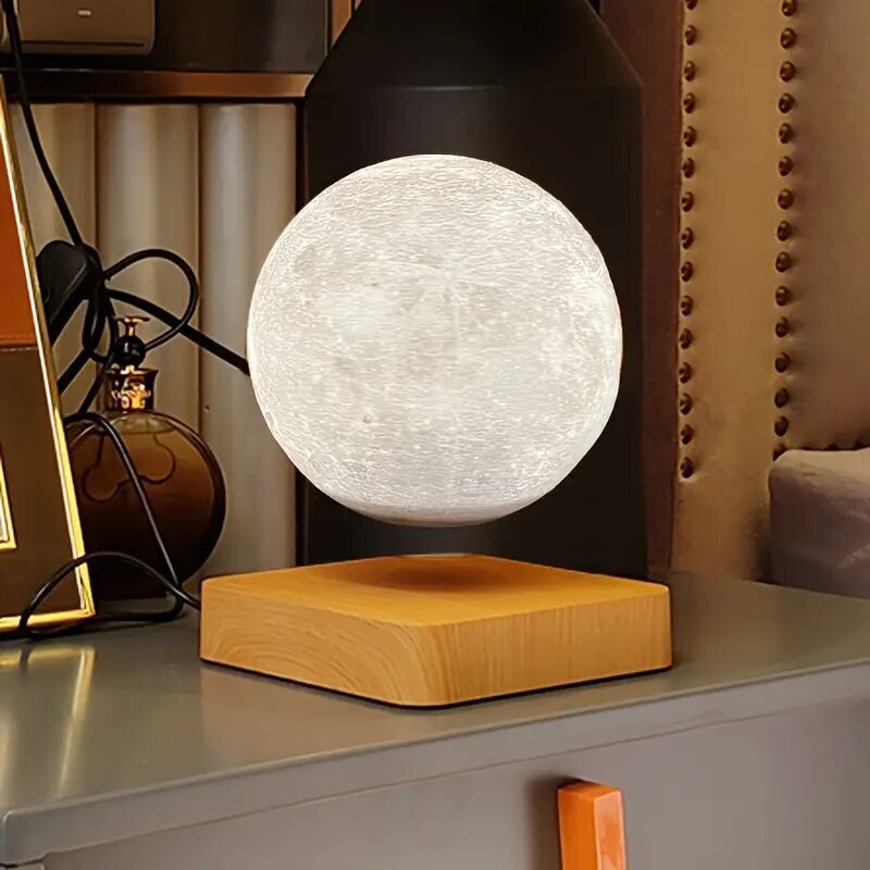 Tech Zone levitējoša magnētiskā lampa Light Moon цена и информация | Galda lampas | 220.lv