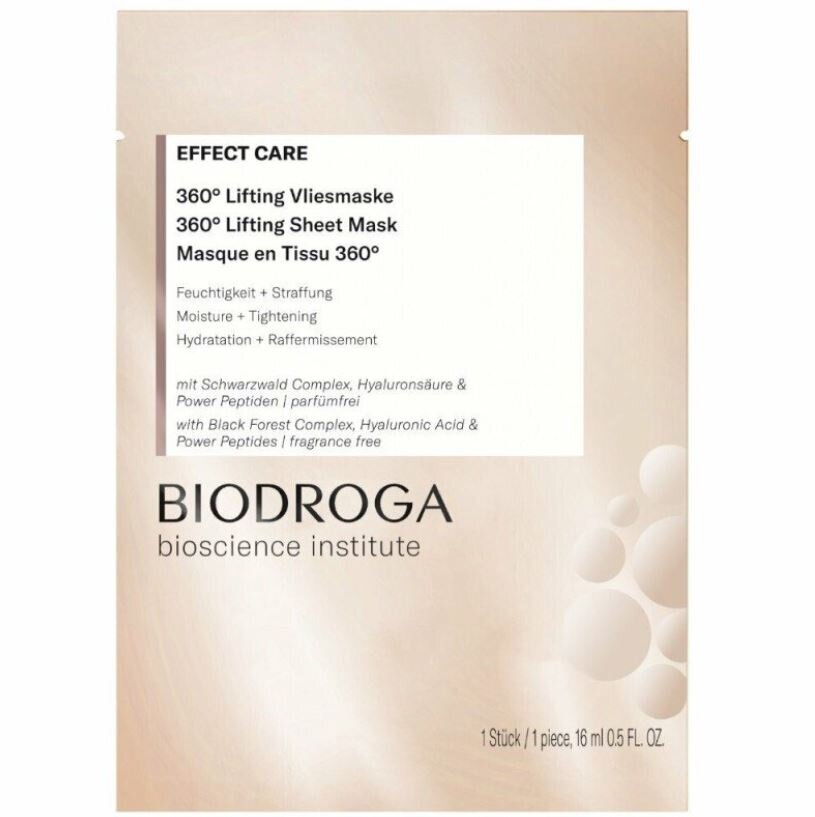 Maska ar liftinga efektu Biodroga Effect Care 360, 16ml цена и информация | Sejas maskas, acu maskas | 220.lv