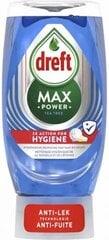 Dreft Max Power Extra Higiēna Trauku Mitrinātājs, 370 ml цена и информация | Средства для мытья посуды | 220.lv