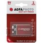 Baterijas cinka hlorīds 9V AgfaPhoto cena un informācija | Baterijas | 220.lv