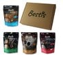 Bestis Bundle dabīgi gardumi suņiem, 4x100g dāvanu kaste цена и информация | Gardumi suņiem | 220.lv
