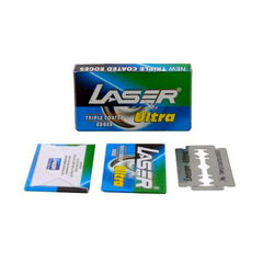 Лезвия Laser Ultra Double Edge Blades, 10 шт. цена и информация | Косметика и средства для бритья | 220.lv