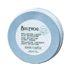 BULLFROG Высокоэффективная глянцевая паста для волос - Помада для волос, 100 мл цена и информация | Средства для укладки волос | 220.lv
