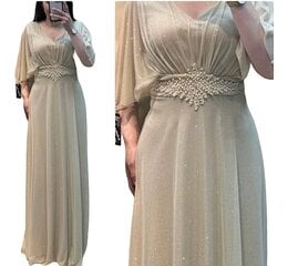 Женское вечернее платье FIRAT 542, бежевое цена и информация | Платья | 220.lv