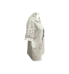 Blūze sievietēm A.Moda 3007, balta цена и информация | Женские блузки, рубашки | 220.lv