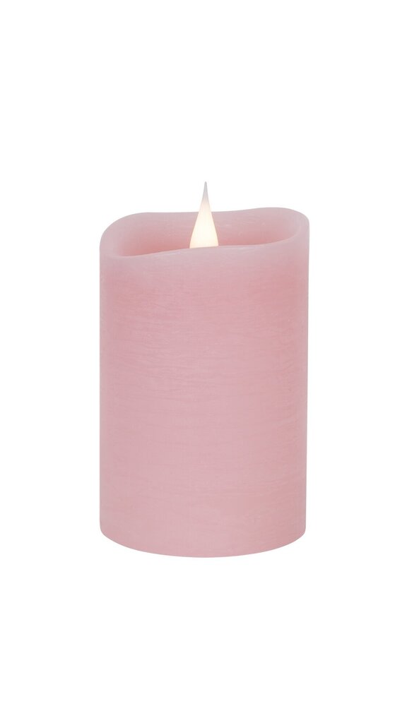 Led svece, rozā cena un informācija | Sveces un svečturi | 220.lv