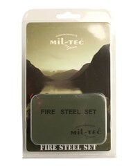 Krams uguns iekuršanai Fire Steel Set Mil-Tec, 9 x 6 x 2 cm cena un informācija | Citas tūrisma preces | 220.lv