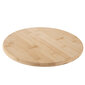 Bambusa apaļā rotējošā plate, 32x3,5 cm cena un informācija | Trauki, šķīvji, pusdienu servīzes | 220.lv