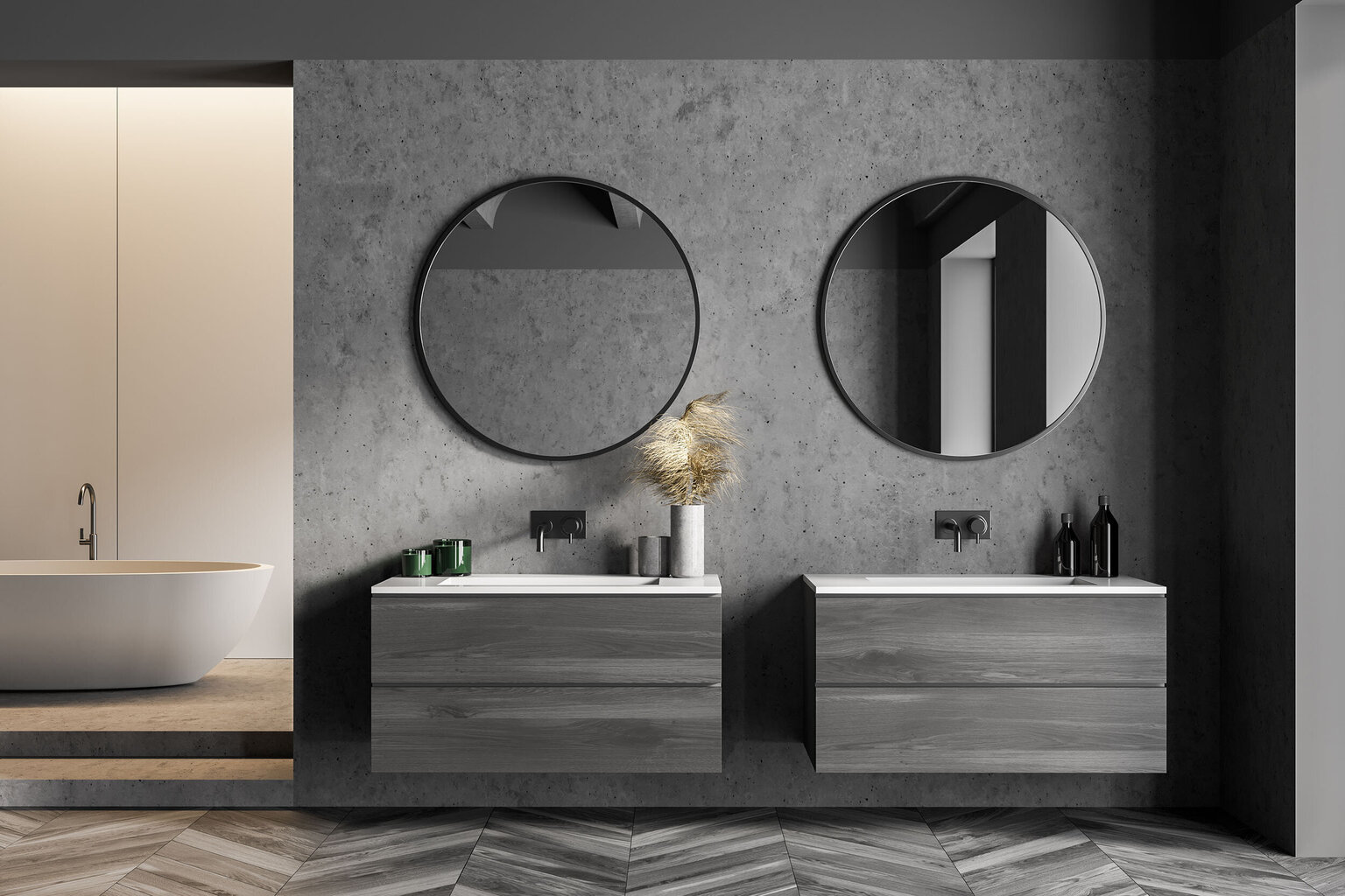 Spogulis - sander, 50 cm, melns cena un informācija | Spoguļi | 220.lv