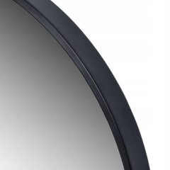 современное зеркало - sander, 50 см, черное цена и информация | Зеркала | 220.lv