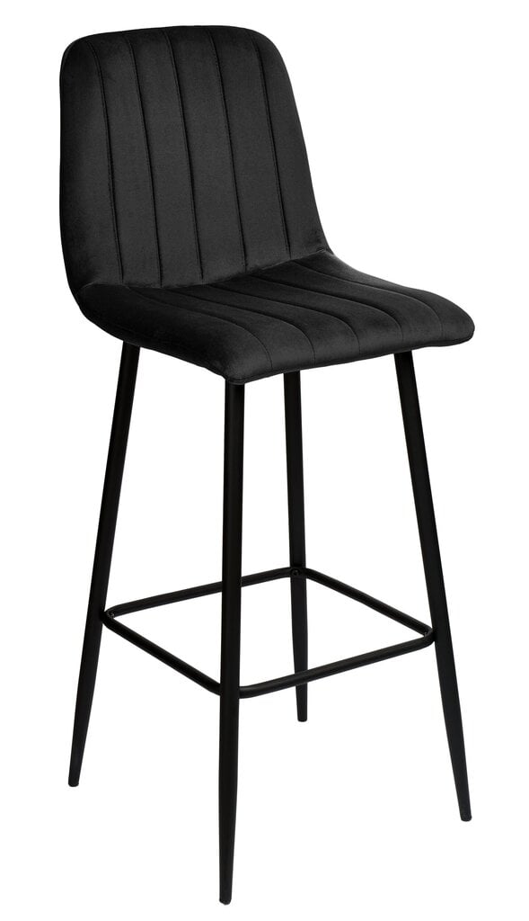 Bāra krēsls Toronto, melns cena un informācija | Virtuves un ēdamistabas krēsli | 220.lv