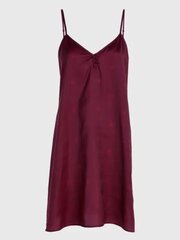 Ночная женская сорочка Tommy Hilfiger Satin Woven Nightdress UW0UW048430KV 545667905, красный цена и информация | Женские пижамы, ночнушки | 220.lv