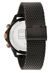 Наручные часы TOMMY HILFIGER Miles Quartz Black 1792020 540520508 цена и информация | Мужские часы | 220.lv