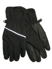 Перчатки MUTKA Softshell Black 4176B 599100165 цена и информация | Шапки, перчатки, шарфы для мальчиков | 220.lv