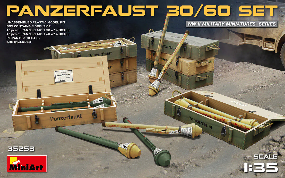 Līmējošais modelis MiniArt 35253 Panzerfaust 30/60 Set 1/35 цена и информация | Līmējamie modeļi | 220.lv