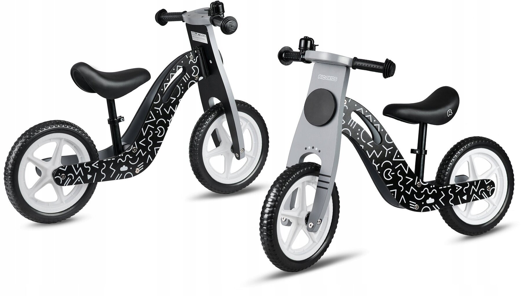 Līdzsvara velosipēds Ricokids RC-615 cena un informācija | Balansa velosipēdi | 220.lv