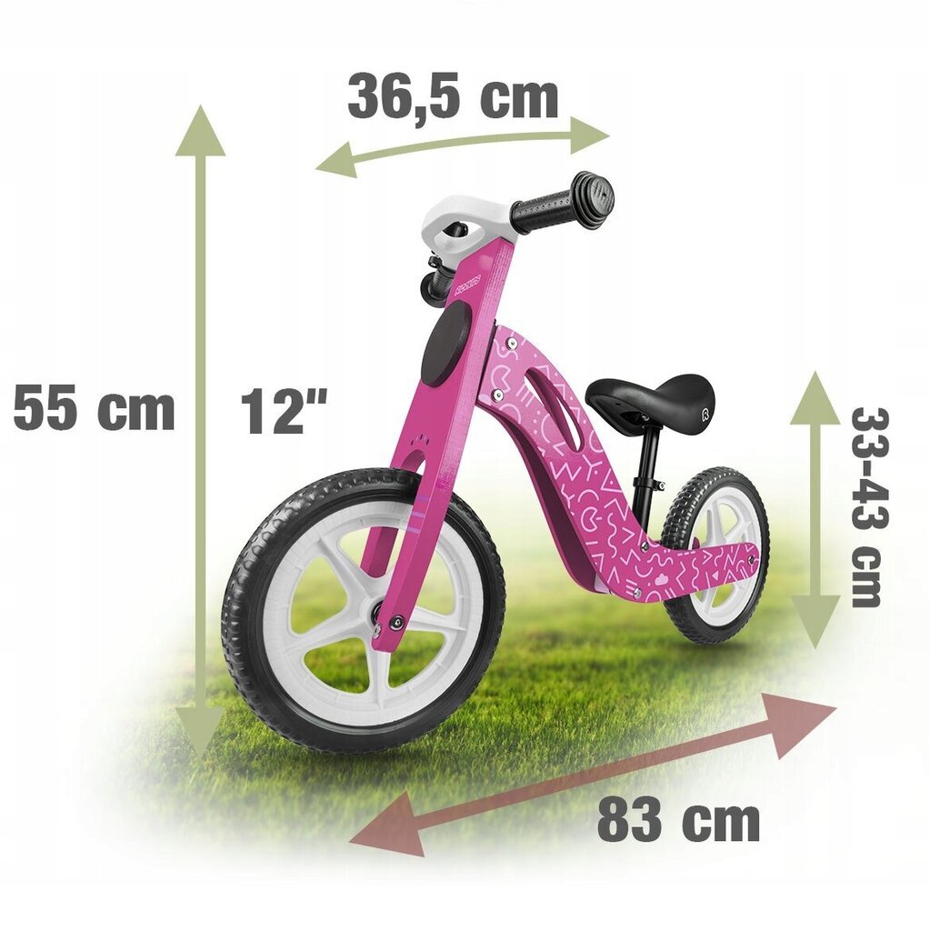 Līdzsvara velosipēds, Ricokids RC-614 cena un informācija | Balansa velosipēdi | 220.lv