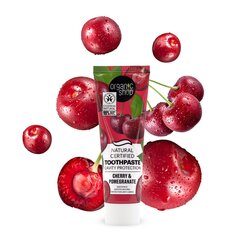 Zobu pasta pret kariesu Organic Shop Cherry & Pomegranate, 3x100 ml цена и информация | Зубные щетки, пасты | 220.lv