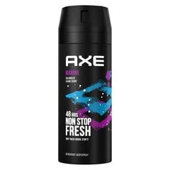 Dezodorants Axe Marine 48hrs Non Stop Fresh vīriešiem, 150ml cena un informācija | Dezodoranti | 220.lv