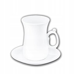 Чайная чашка и блюдце (набор из 6) 120 мл цена и информация | Стаканы, фужеры, кувшины | 220.lv