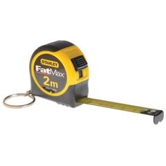 Рулетка Stanley FatMax Цепочка для ключей Mini Резиновый ABS (2 m x 13 mm) цена и информация | Механические инструменты | 220.lv