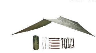 Bushmen Easy Tarp 3х3м зеленый 680г цена и информация | Палатки | 220.lv