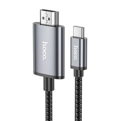 Кабель Hoco UA27 Lightning to HDMI, 2.0 м, серый цена и информация | Адаптеры и USB разветвители | 220.lv