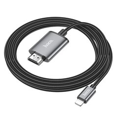 Кабель Hoco UA27 Lightning to HDMI, 2.0 м, серый цена и информация | Кабели и провода | 220.lv