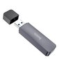 Atmiņas karšu lasītājs Hoco HB45 2-in-1 USB3.0 pelēks цена и информация | Adapteri un USB centrmezgli | 220.lv