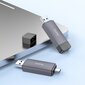 Atmiņas karšu lasītājs Hoco HB45 USB-C/USB-A 2-in-1 USB3.0 pelēks цена и информация | Adapteri un USB centrmezgli | 220.lv