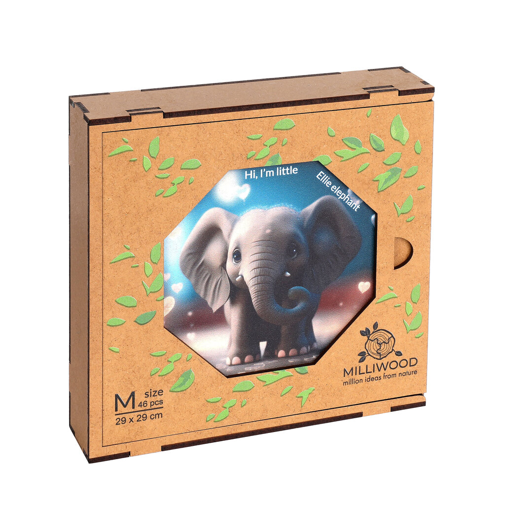 Puzle Milliwood Ellie Elephant, 46 d. cena un informācija | Puzles, 3D puzles | 220.lv