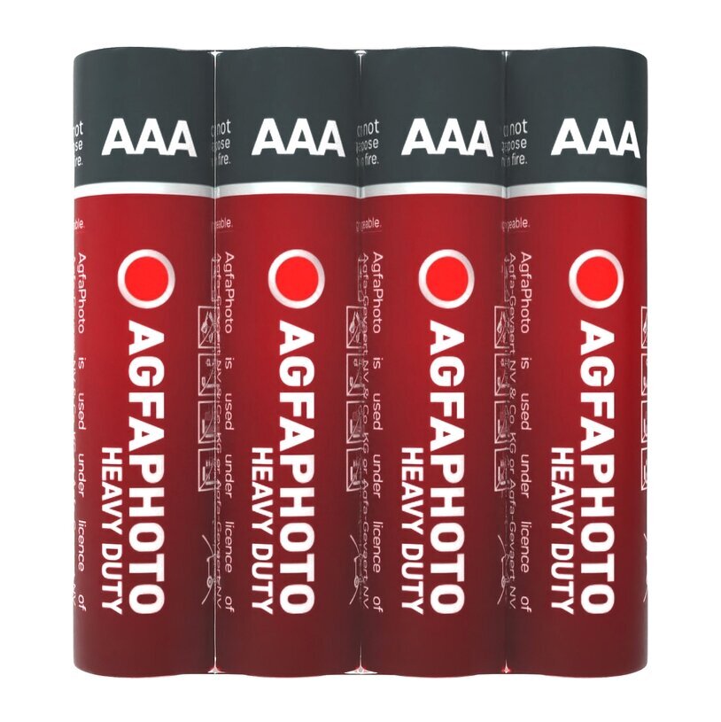 AgfaPhoto Elements Heavy Duty AAA 4 gab цена и информация | Baterijas | 220.lv