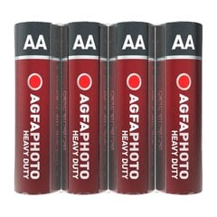 Элементы AgfaPhoto Heavy Duty AA 4 шт. цена и информация | Батарейки | 220.lv