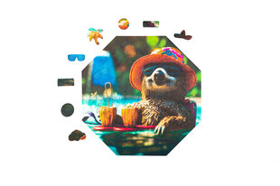 Puzle Milliwood Relaxed Sloth, 90 d. cena un informācija | Puzles, 3D puzles | 220.lv