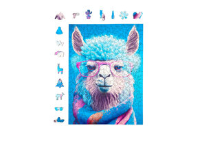 Puzle Milliwood Cold is Cool Christina Chicky Alpaca, 316 d. cena un informācija | Puzles, 3D puzles | 220.lv