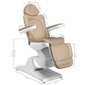 Kosmetoloģiskais elektriskā pedikīra krēsls Azzurro 870 3 cena un informācija | Mēbeles skaistumkopšanas saloniem | 220.lv
