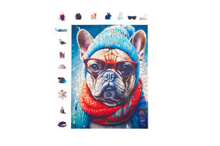 Puzle Milliwood Cold is Cool Gustav Grumpy Bulldog, 316 d. cena un informācija | Puzles, 3D puzles | 220.lv