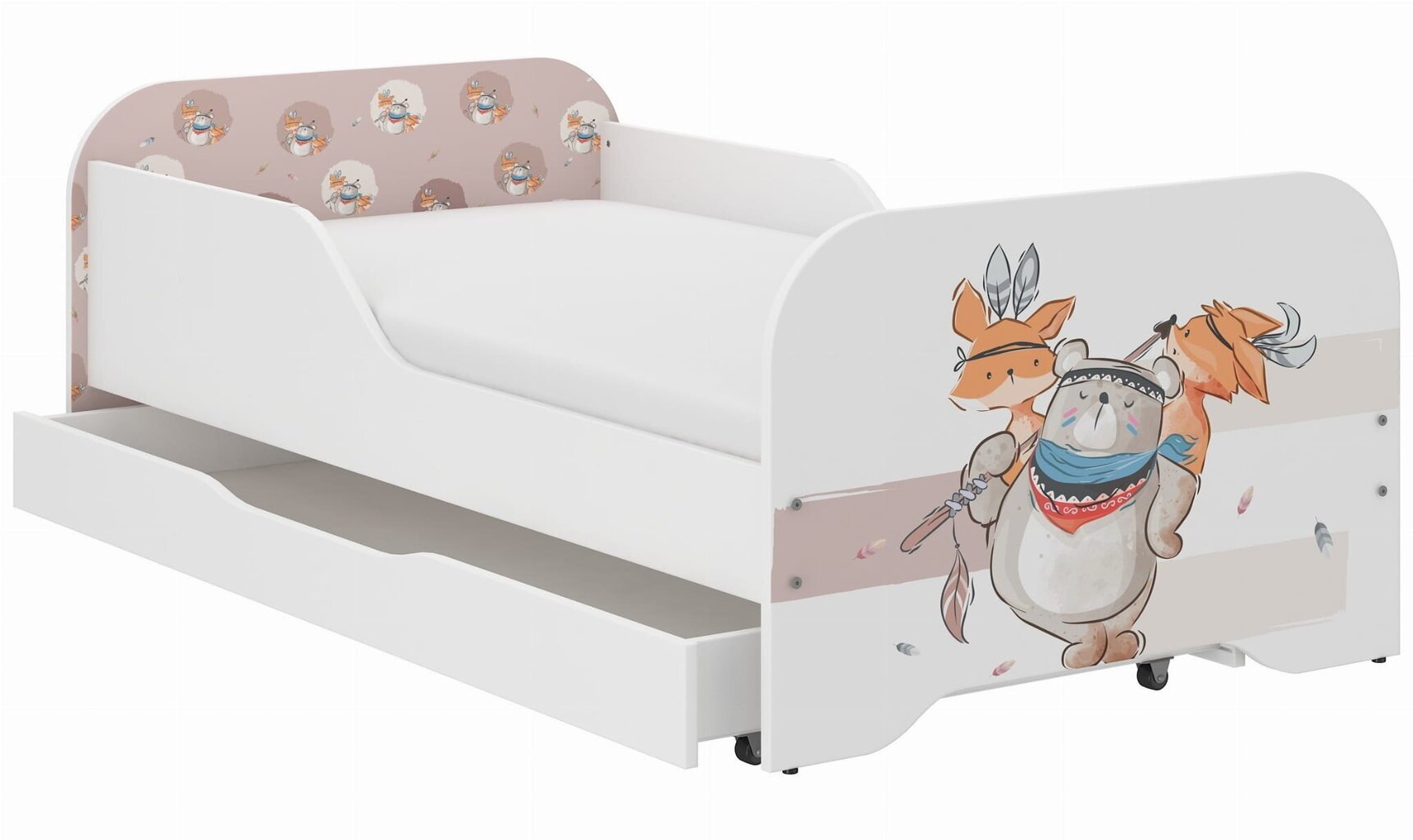 Gulta ar matraci, iGLOBAL, 140x70 cm цена и информация | Bērnu gultas | 220.lv