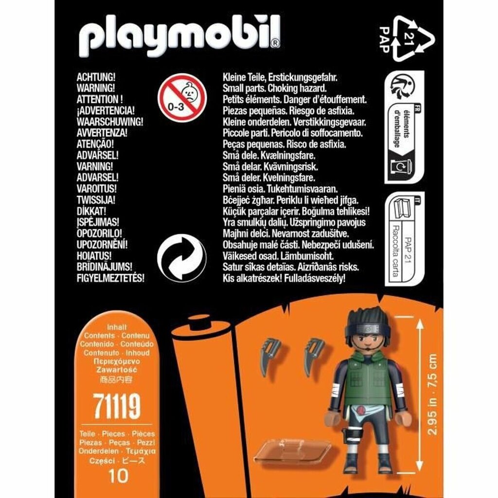 71119 Playmobil Naruto Shippuden Asuma figūra, 10 daļas cena un informācija | Konstruktori | 220.lv