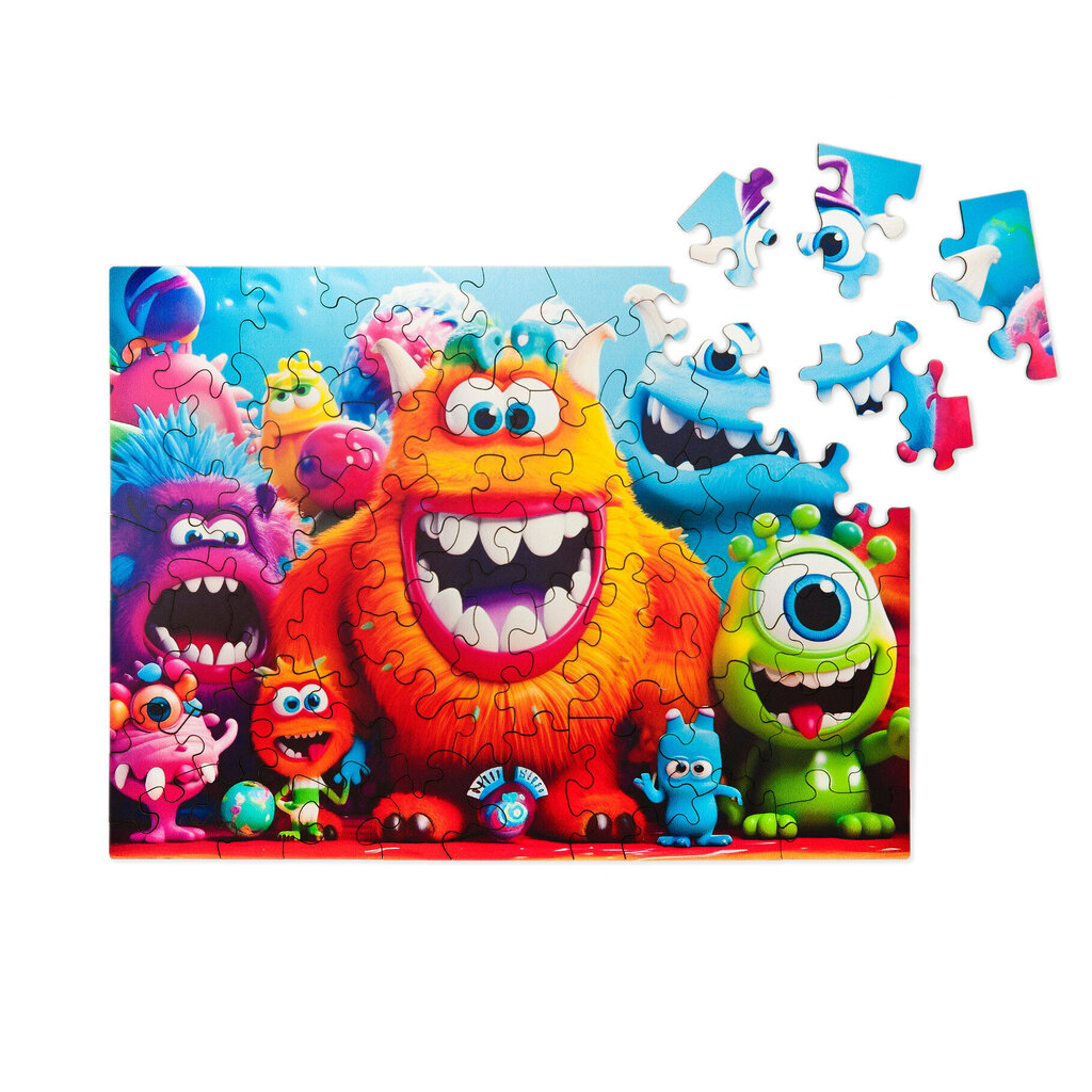 Puzle Milliwood Shaggy Monsters, 50 d. cena un informācija | Puzles, 3D puzles | 220.lv