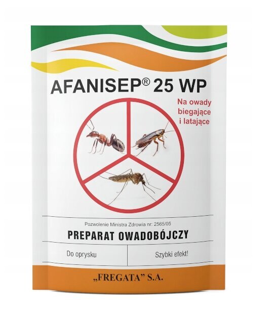 Afanisep pulveris pret kukaiņiem Fregata , 25 g cena un informācija | Aizsardzībai pret kukaiņiem | 220.lv