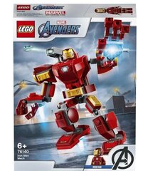 76140 LEGO® Super Heroes Iron Man robots, 148 gab. цена и информация | Конструкторы и кубики | 220.lv