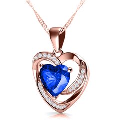 Ожерелье "Хрустальное сердце SIN40 277 цена и информация | Украшения на шею | 220.lv