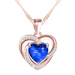 Ожерелье "Хрустальное сердце SIN40 277 цена и информация | Украшения на шею | 220.lv