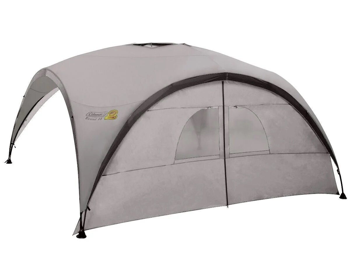 Sānu siena ar logu un durvīm Coleman Event Shelter Pro XL, 453x190 cm, pelēka цена и информация | Dārza nojumes un lapenes | 220.lv